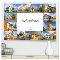 Aschersleben Impressionen (hochwertiger Premium Wandkalender 2025 DIN A2 quer), Kunstdruck in Hochglanz