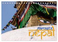 Namaste Nepal (Tischkalender 2025 DIN A5 quer), CALVENDO Monatskalender