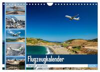 Flugzeugkalender 2025 (Wandkalender 2025 DIN A4 quer), CALVENDO Monatskalender