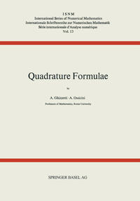 Quadrature Formulae