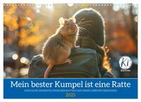 Mein bester Kumpel ist eine Ratte (Wandkalender 2025 DIN A3 quer), CALVENDO Monatskalender