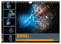 Downhill Explosion (Wandkalender 2025 DIN A4 quer), CALVENDO Monatskalender