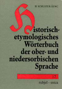 Historisch-etymologisches Wörterbuch der ober- und niedersorbischen Sprache