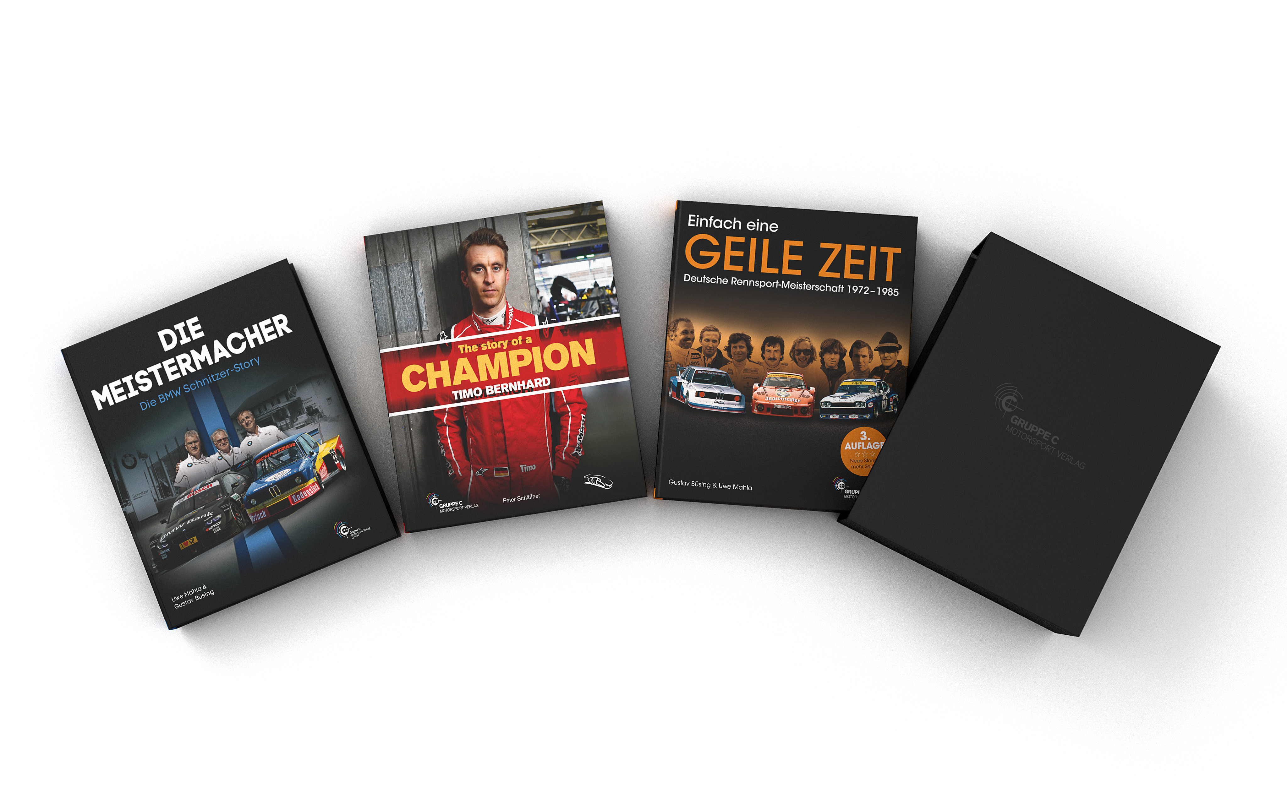 Trio im Schuber - Einfach eine GEILE ZEIT, MEISTERMACHER - Die BMW Schnitzer-Story, The story of a CHAMPION