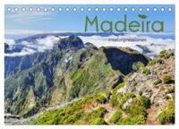 Wildes Madeira - Inselimpressionen (Tischkalender 2025 DIN A5 quer), CALVENDO Monatskalender