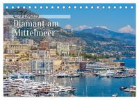 Monaco - Diamant am Mittelmeer (Tischkalender 2026 DIN A5 quer), CALVENDO Monatskalender