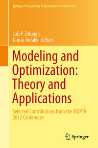 Modeling and Optimization: Theory and Applications