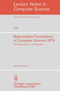 Mathematical Foundations of Computer Science 1979