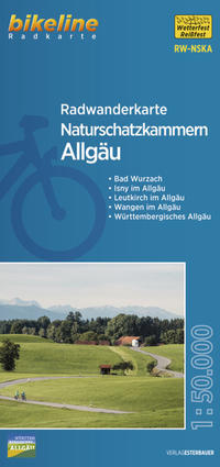 Radwanderkarte Naturschatzkammern Allgäu RW-NSKA