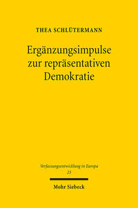 Ergänzungsimpulse zur repräsentativen Demokratie