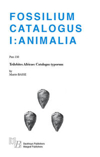 Fossilium Catalogus I: Animalia; Pars 150