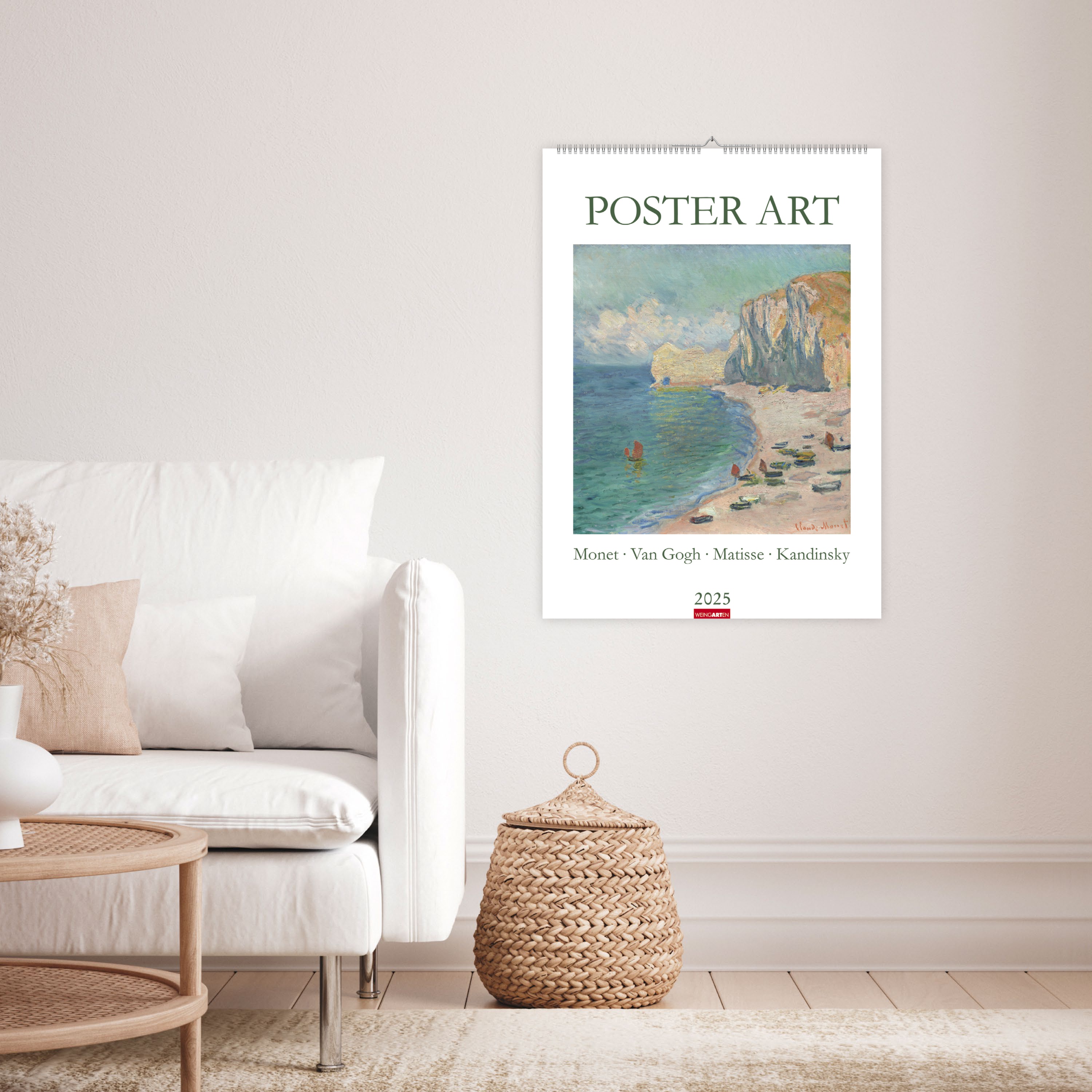 Poster Art Kalender 2025 - Monet Van Gogh Matisse Kandinsky