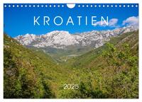 Kroatien 2025 (Wandkalender 2025 DIN A4 quer), CALVENDO Monatskalender