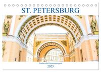 St. Petersburg - Prachtvolle Ostseemetropole (Tischkalender 2025 DIN A5 quer), CALVENDO Monatskalender