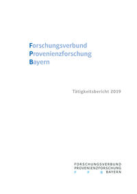 Forschungsverbund Provenienzforschung Bayern