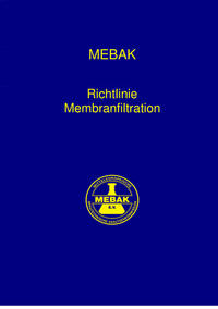 Richtlinie Membranfiltration