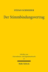 Der Stimmbindungsvertrag