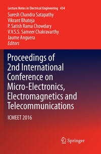 Proceedings of 2nd International Conference on Micro-Electronics, Electromagnetics and Telecommunications