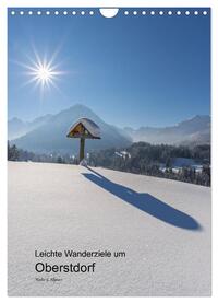 Leichte Wanderziele um Oberstdorf (Wandkalender 2025 DIN A4 hoch), CALVENDO Monatskalender