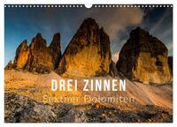 Drei Zinnen. Sextner Dolomiten (Wandkalender 2025 DIN A3 quer), CALVENDO Monatskalender