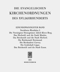 Die evangelischen Kirchenordnungen des XVI. Jahrhunderts