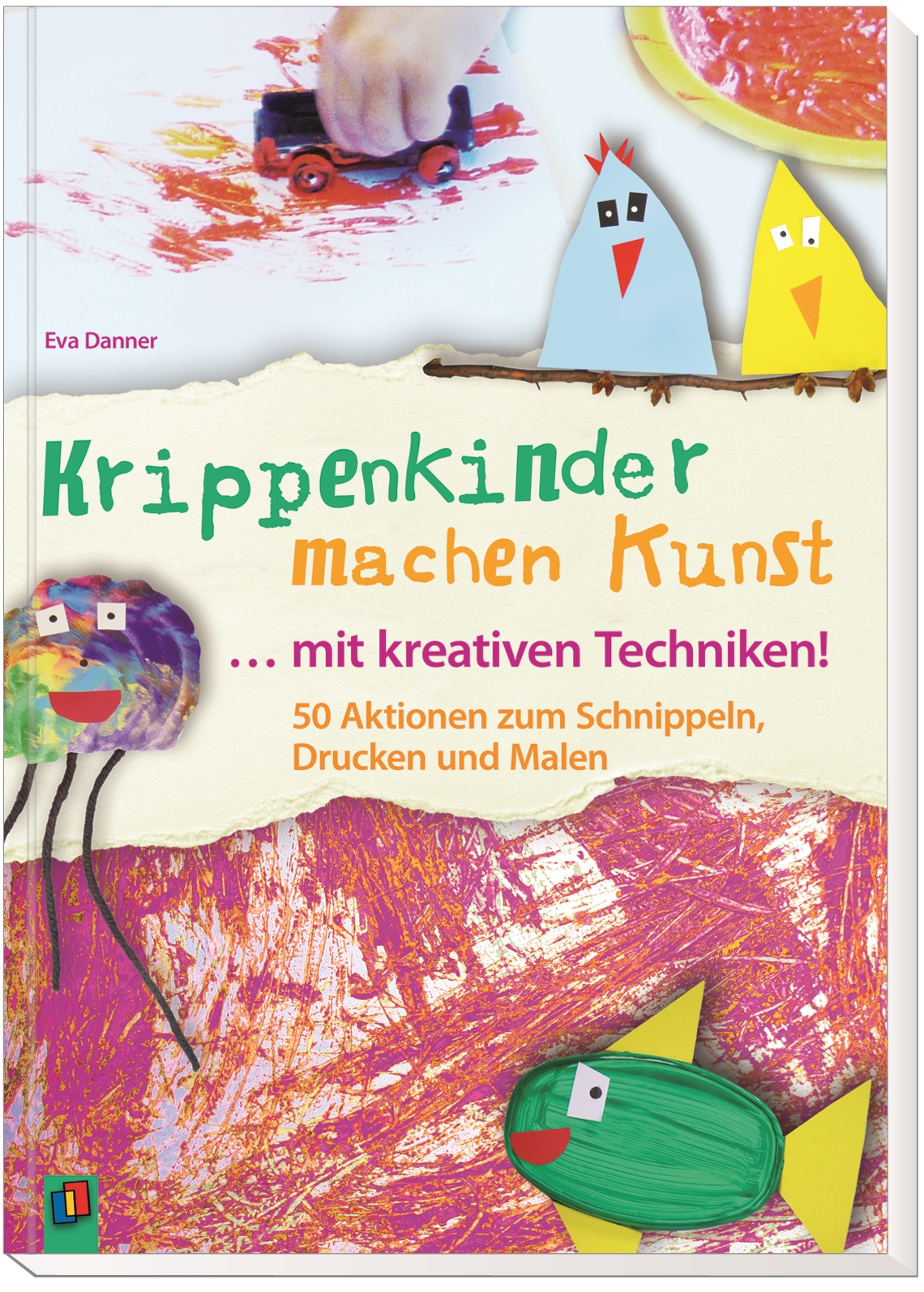 Krippenkinder machen Kunst ... mit kreativen Techniken!