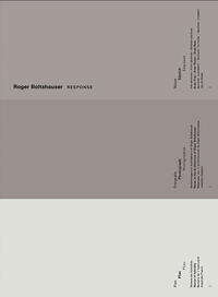 Roger Boltshauser – Response