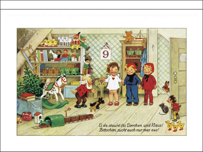 Advents-Abreißkalender "Nostalgie im Advent"