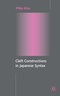 Cleft Constructions in Japanese Syntax