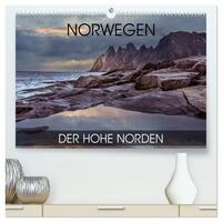 Norwegen - der hohe Norden (hochwertiger Premium Wandkalender 2025 DIN A2 quer), Kunstdruck in Hochglanz