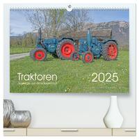 Traktoren – Nostalgie auf dem Bauernhof (hochwertiger Premium Wandkalender 2025 DIN A2 quer), Kunstdruck in Hochglanz