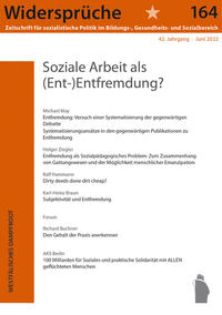 Soziale Arbeit als Ent-Entfremdung