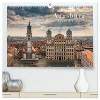 Augsburg - Stadt und Land (hochwertiger Premium Wandkalender 2025 DIN A2 quer), Kunstdruck in Hochglanz