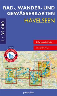 Rad-, Wander- und Gewässerkarten-Set: Havelseen