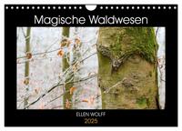 Magische Waldwesen (Wandkalender 2025 DIN A4 quer), CALVENDO Monatskalender