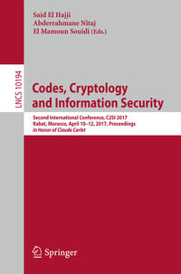 Codes, Cryptology and Information Security