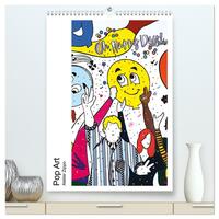 Pop Art - Atelier Zippo (hochwertiger Premium Wandkalender 2025 DIN A2 hoch), Kunstdruck in Hochglanz