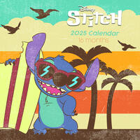 Pyramid – Lilo & Stitch 2025 Broschürenkalender, 30x30cm, Kalender mit liebevollen Illustrationen aus dem Disney-Klassiker, Monatsübersicht, nachhaltig nur mit Papierumschlag