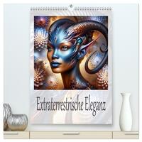 Extraterrestrische Eleganz (hochwertiger Premium Wandkalender 2026 DIN A2 hoch), Kunstdruck in Hochglanz