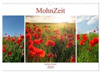 MohnZeit (Wandkalender 2025 DIN A3 quer), CALVENDO Monatskalender