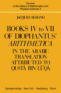 Books IV to VII of Diophantus’ Arithmetica