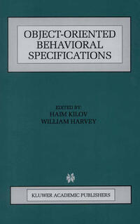 Object-Oriented Behavioral Specifications