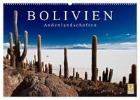 Bolivien Andenlandschaften (Wandkalender 2025 DIN A2 quer), CALVENDO Monatskalender