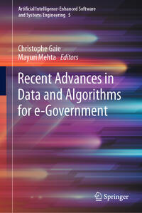 Recent Advances in Data and Algorithms for e-Government