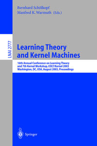 Learning Theory and Kernel Machines