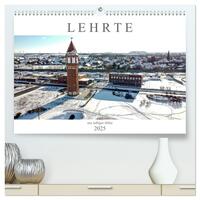 Lehrte aus luftiger Höhe (hochwertiger Premium Wandkalender 2025 DIN A2 quer), Kunstdruck in Hochglanz