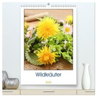 Essbare Wildkräuter (hochwertiger Premium Wandkalender 2025 DIN A2 hoch), Kunstdruck in Hochglanz