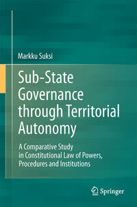 Sub-State Governance through Territorial Autonomy