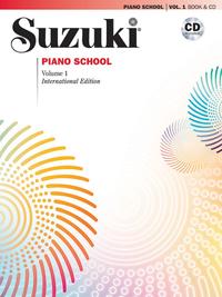 Suzuki Piano School New International Edition Piano Book and CD, Volume 1