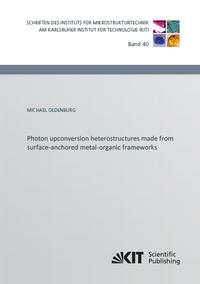 Photon upconversion heterostructures made from surface-anchored metal-organic frameworks